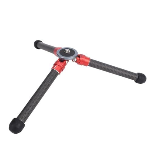 Sorandy Tabletop Tripod, Lightweight Carbon Fiber Ergonomic Retracted Rubber Pad, Small Desktop Tripod Handle with Versatile Expansion Options, for Mobile Phone Camera Projector — view 2