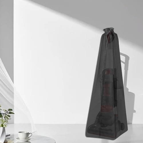 Nexbrill Upright Vacuum Cleaner Storage Bag 210D Oxford Cloth with PVC Coating Waterproof Dustproof ive Cover for Most Upright Vacuums 50x15x15 Inch Black with Extra Accessory Compartment(black) — view 6