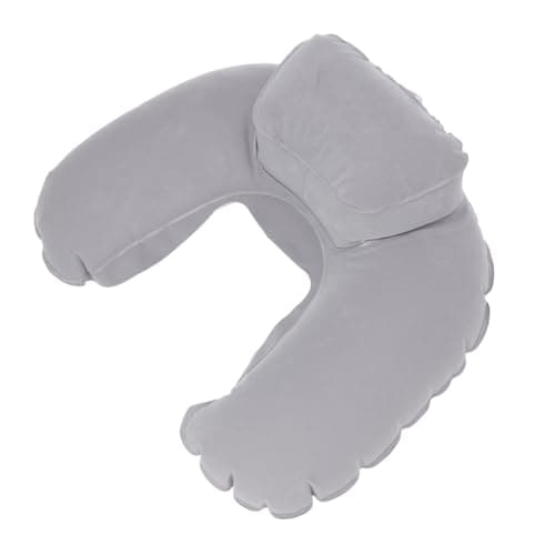 Veemoon Neck Pillow Pvc Flocking Inflatable U Shaped Travel Pillow