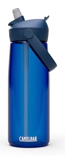 Camelbak THRIVE FLIP STRAW 740 ml – sport bottle – on-the-go flow valve – dust cover – swivel handle – for hiking and driving – Oxford, size: OS