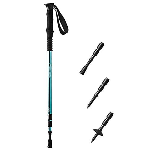 One Trekrite Womens Adjustable Anti Shock Hiking Stick/Walking Pole - Teal — view 4