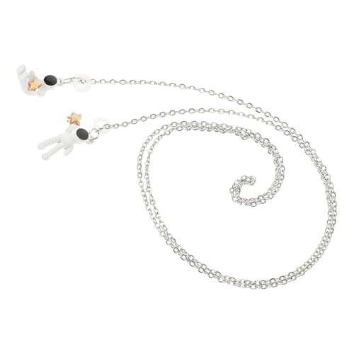 Veemoon Wireless Earphone Anti-lost Chain Stainless Steel Headphone Holder Lightweight Hands-free Earbuds Lanyard Easy to Carry Comfortable Chic Design for Daily Use