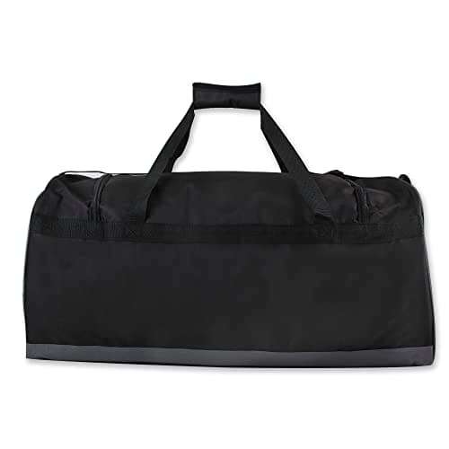 60 Litre Duffle Bag – Heavy Duty Extra Large Sports Gym Equipment Travel Duffel Bag for Men and Women (Black) — view 5