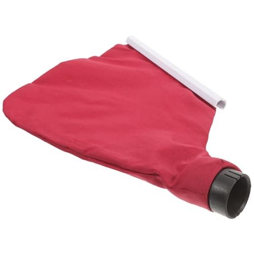 Red Fabric Dust Bag for Sander, Lightweight Large Capacity, Easy