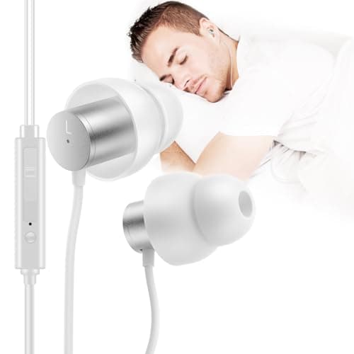 AGPTEK Sleep Earbuds, In-Ear Sleep Earphones for Side Sleeping