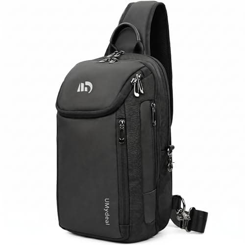 UMydeal Sling Bag Mens Crossbody Bag RFID Anti Theft Travel Shoulder Bag