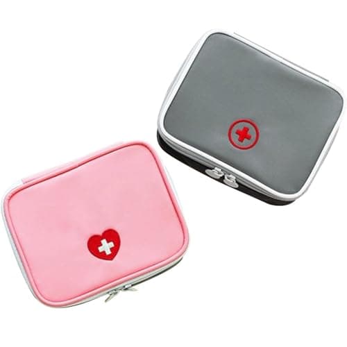 Emergency Medical Kit, 2PCS First Aid Bag Portable Medication Storage Bag