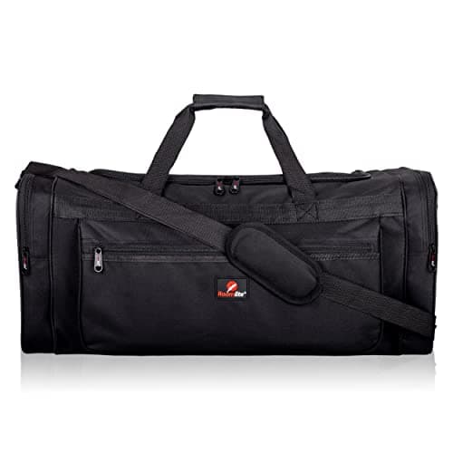 Roamlite Travel Duffle Holdalls - Weekend or Very Big Overnight Bag - Gym Sports Kit - 66x30x30 cm Litre RL58K (Black) — view 5