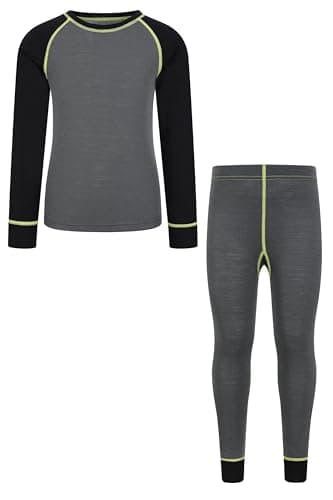 Mountain Warehouse Kids Merino II Base Layer Set Alloy Gr 11-12y
