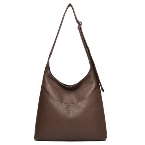 unisoul Vegan Leather Tote Bag, Large Capacity Shoulder Handbag for Women