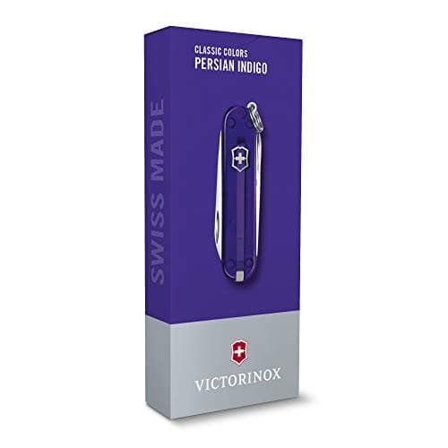 Victorinox Swiss Army Knife Classic SD, Pocket Knife, 7 Functions, Purple — view 4