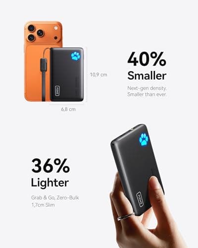 INIU 45W Fast Charging Power Bank, 40% Smaller 10000mAh Portable Charger — view 2