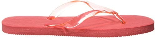 EBuyGB Womens Unisex Adult's Flip Flops Bright Foam Summer Sandals Beach Holiday Pool Footwear, Red, 5/6 UK EU — view 5