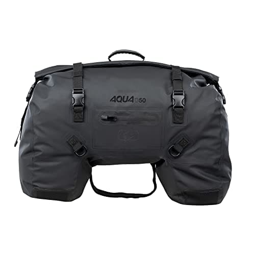 Oxford Aqua D-50 Duffle Bag Motorcycle Pannier Luggage, Black