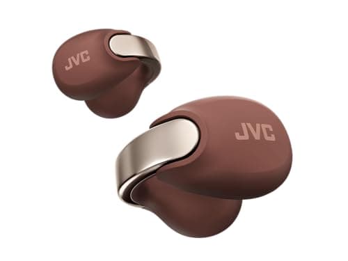 JVC NEARPHONES HA-NP1T-T True Wireless Earphones in Jewellery Design, Comfortable Fit, Quick Charge Function, Multipoint Connection, Bluetooth 5.3, 24 Hours Battery Life, App - Chestnut Brown — view 6