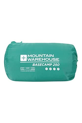 Mountain Warehouse Sleeping Bag - Basecamp 250 - Camping Spring Summer Season Lightweight Compact - For Spring Summer, Camping & Trekking Teal — view 5