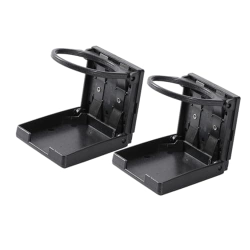 Generic 2pcs Multi-function Cup Holder Car Drink Rack for Canned Drinks and Bottles Anti-skid Plastic Accessory for Summer and Winter Travel
