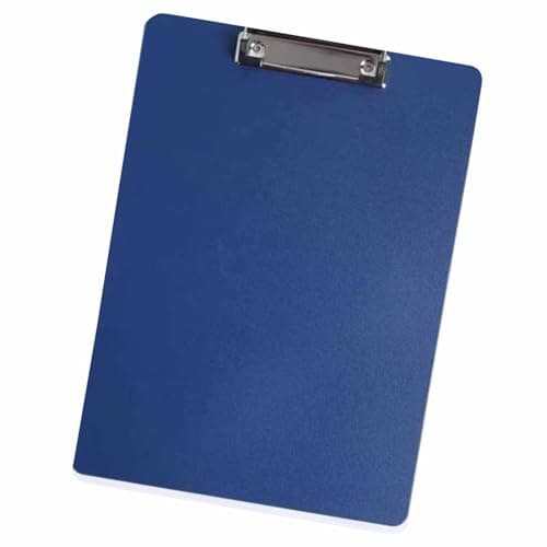 TYTOGE Desktop File Holder, A4 Plastic Clipboard Compact Multipurpose Scratch Resistant Stable School File Holder Office File Holder (Dark Blue) — view 2