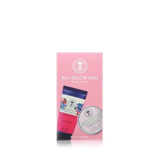 Neal's Yard Remedies All Aglow Gift Set, Wild Rose Beauty Balm & Hand Cream, Radiant and Nourished Skin, Vegan & Cruelty-Free, Set of 2 — view 2