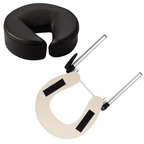 HOINCO Massage Headrest - Aluminum Adjustable U-Shaped Pillow.