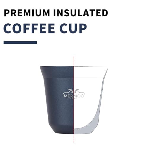 MERMOO YILAN Stackable Espresso Cup 80ml 4pcs/Set with Storage Pouch — view 4