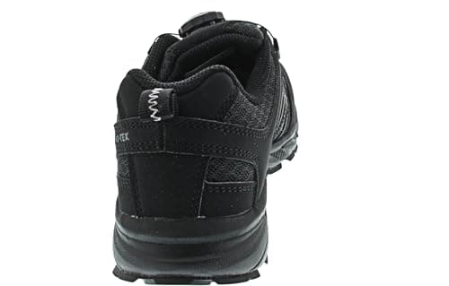 SKOGAN Skallas Outdoor Hiking Shoe Black with Screw Lock Breathable, black, 8 UK — view 2
