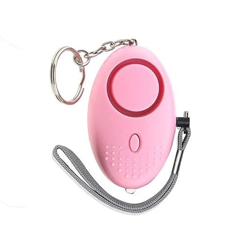 Personal Alarms For Women, Police Approved 140DB LOUD Security Alarms Keychain with LED Light, Self Defence Panic Rape Attack Safety Sound Kit for Women, Girl Elderly, Student, Night Walker (Pink)