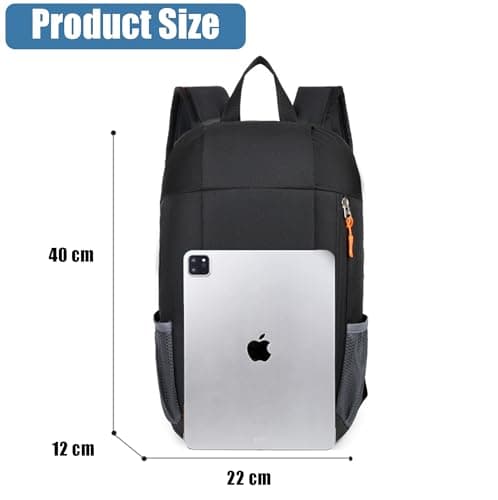 KANGSIT Small Hiking Backpack 10L, Black — view 2