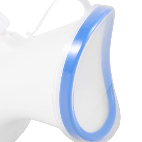 SHINYPASING Portable with Secure Lid Female Urinal Urine Container Leak-proof Random Color for Camping and Patient Care, Suitable for Elderly Women and Travel Use — view 3