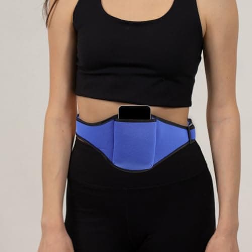 2pcs Microphone Waist Belt Pouch for Gym, Adjustable Polyester Storage — view 6