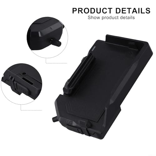 Motorcycle Phone Mount Wireless Charger for BMW R1300GS R1250GS R1200GS, Handlebar USB Charging Holder with GPS Navigation(A) — view 5