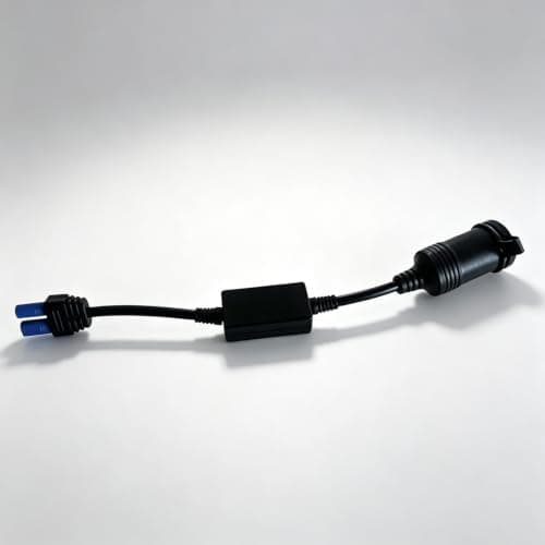 EC5 to 12V Adapter Cable 14 AWG 25cm Female Socket with Cap Cover — view 3