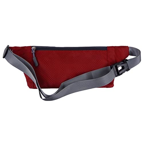 Red X Unisex Slim Discreet Security Waist Money Belt/Pouch (Red) — view 5