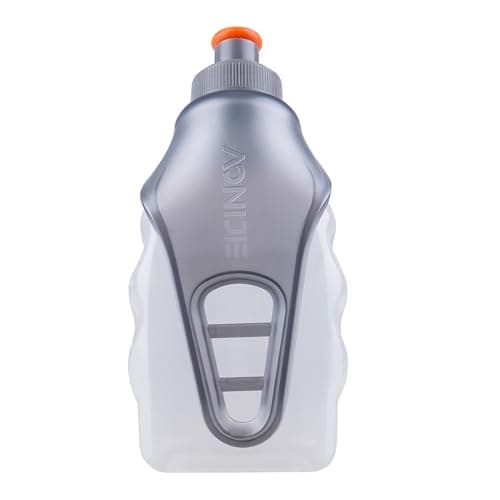 Azarxis BPA Free Water Bottles Flask Leakproof for Running Hydration Belt Waist Packs for Triathlon Marathon Hiking Cycling Climbing Runner (250ml/8.5oz - with Clip-on Design)