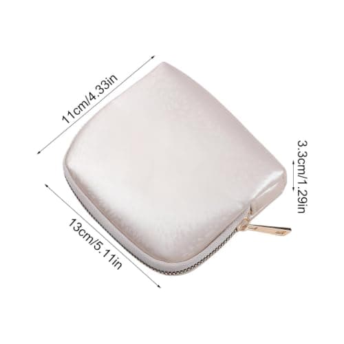 Hemousy Travel Jewelry Pouch Portable Storage with Zipper — view 5
