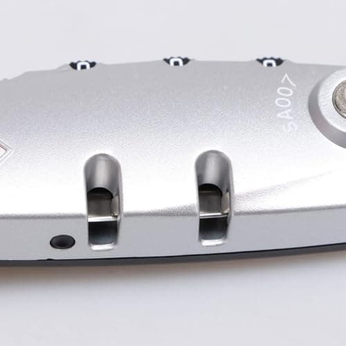 Suitcase Locks, 3-Digit Number Combination TSA 007 Suitcases Locks, TSA Approved Luggage Lock for Replacement and Retrofit, TSA Customs Code Lock for Travel Case, Suitcase Accessorie, Silver — view 6