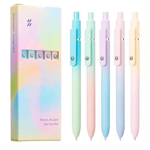 LONDRAF Pens, Quick Dry Gel Pens, Note Taking, Drawing, Doodling, Office or School Use, Quick Dry Ink, Smooth Writing, Comfortable Grip, No Bleed, Long Lasting Pens Set