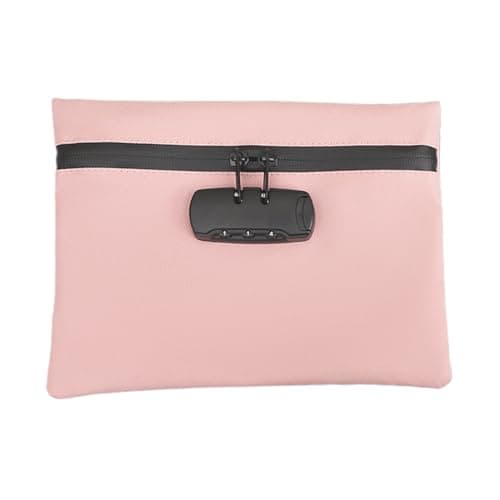 Bag with Lock | Lockable Bag - Waterproof Pouch Container Theft-Proof Organizer Portable for Camping School Gym Office Dorm Beach Home