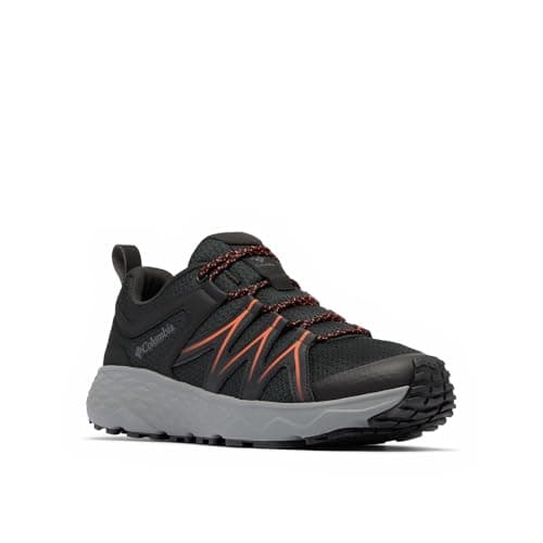 Columbia Men's Peakfreak Roam, Low Rise Trekking and Hiking Shoes, Black/Red Quartz, 11 — view 2