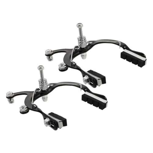 Abaodam 2pcs Road Bike Front Brake Caliper Design Stable Braking Performance for City Commuting and Travel Brake Accessories