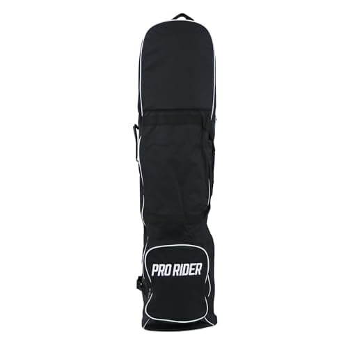 Pro Rider Golf Travel Flight Bag Cover with Wheels | Durable Padded Case for Clubs | Easy Carry or Wheeled Rolling — view 2