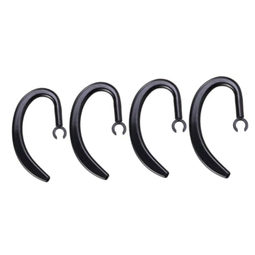 12 Pack Rubber Ear Hooks for Wireless Earbuds, Rotatable Telescopic