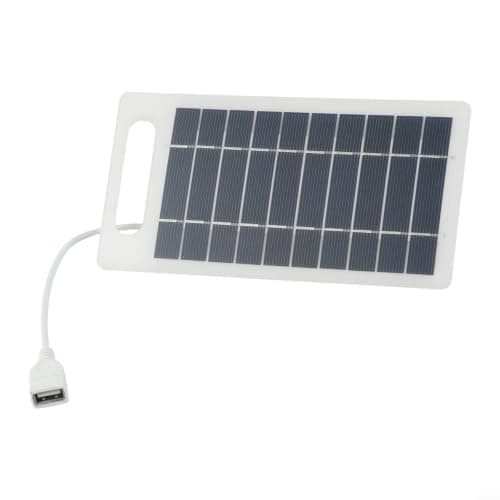 2W 5V Portable Solar Panel for Mobile Phone Camping Hiking Charging - Reliable Sun Power Converter for Low Voltage Electronics and Garden Lights in Backyard 177x94mm — view 2
