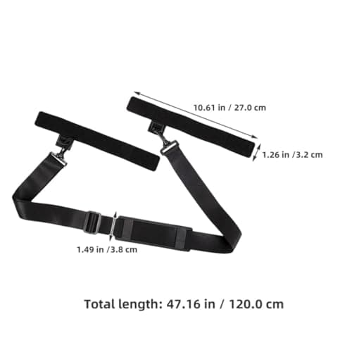 KHBUAB 2pcs Portable Fishing Rod Carry Belt with Adjustable Straps for On-the-go Fishing Trips, Made from Sturdy Sbr Neoprene and Ok Cloth, Comfortable Rod Holder Sling for Travel — view 2