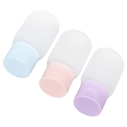 Eminchu Soft Travel Bottles Set of 3 Durable Squeezable Toiletry Containers for Travel Fitness Portable PE Material — view 4