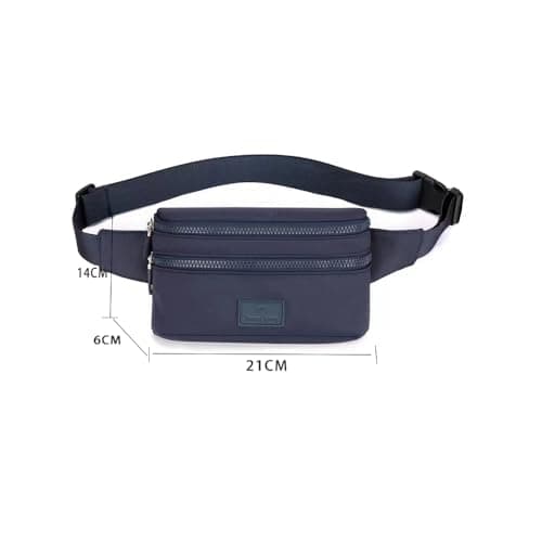 Bumbags Waist Fanny Pack Ladies Fashion Bum Bag with Adjustable Belt for Sport Hiking Girls Women Men (Blue) — view 6