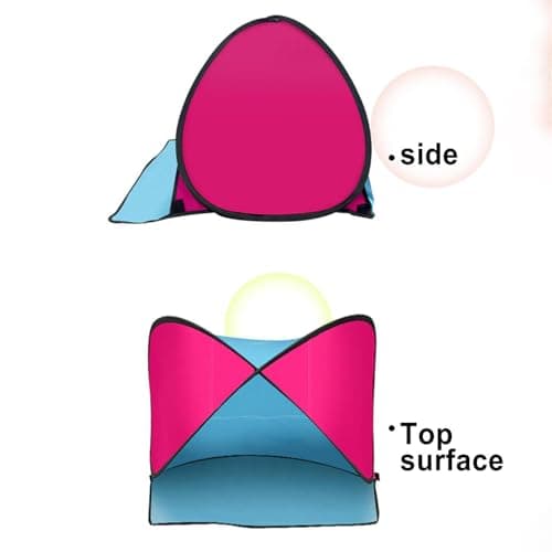 Beach Shelter Tent - Portable Beach Sun Shade Tent, UV Protection, Lightweight, Baby Sun ShadeTent, Instant Outdoor BeachTent, Portable & Easy Set Up, ForBeach, Camping, Picnic, 59x78x49cm — view 6