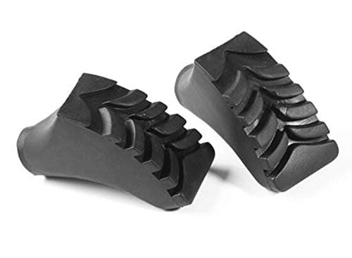 Yrlehoo 8 Pack Rubber Pads Replacement Feet for Trekking Poles Rubber Ferrule Ends, Hiking and Walking Sticks, Nordic walking poles, black — view 4