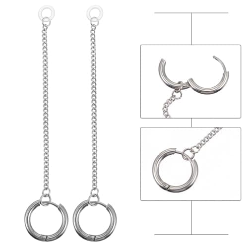 Anti-Lost Earbud Earring Strap Holder 8 Pack for Pierced Ears — view 5