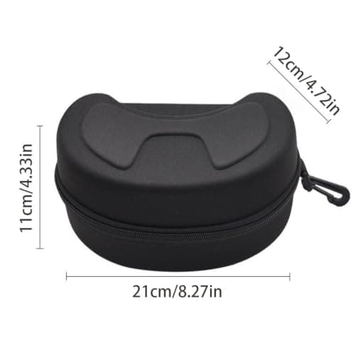 Hard EVA Ski Goggle Case, Waterproof Shockproof Snow Swim Storage — view 5